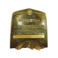 2009 - MTP ACANTHUS AUREUS MEDAL - Stand supporting the implementation of the marketing strategy
