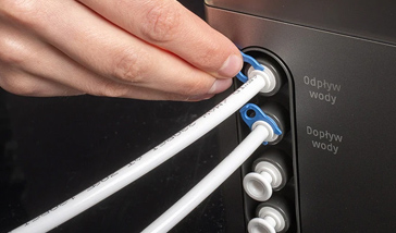 Dystrybutory podłączone do sieci wodociągowej