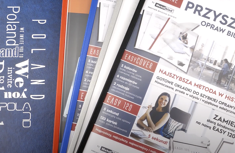 Dokumentacja oprawiona za pomocą bindownicy