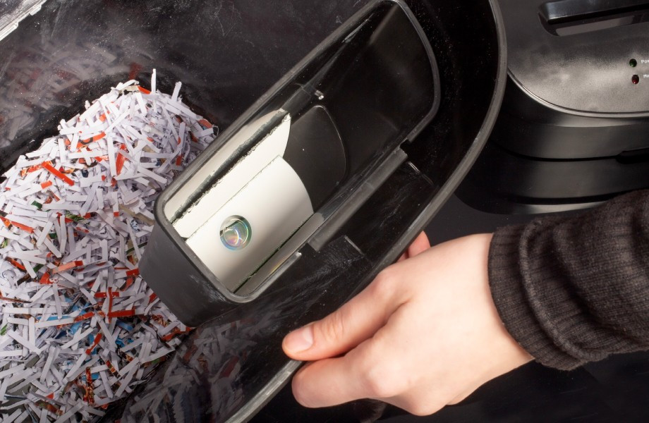 Shredded documents