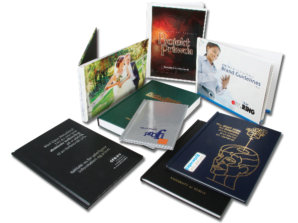 Hard covers created using binding equipment EASY 120