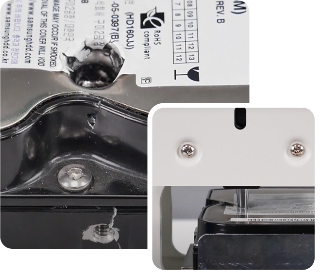 Niszczarka do dysków twardych OPUS dataPREDATOR