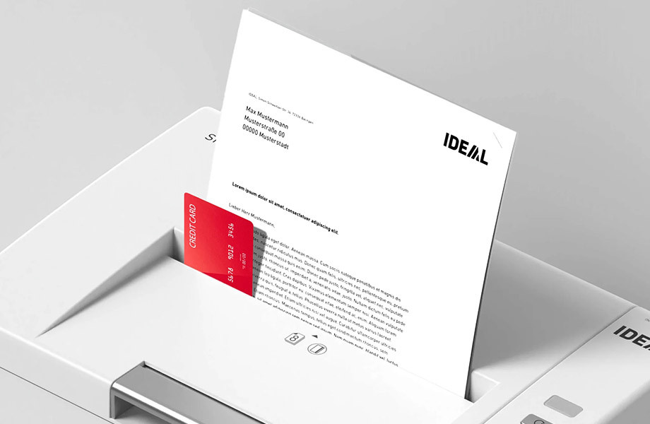 Niszczarka IDEAL Shredcat 8100 - zabezpieczenie przed przegrzaniem