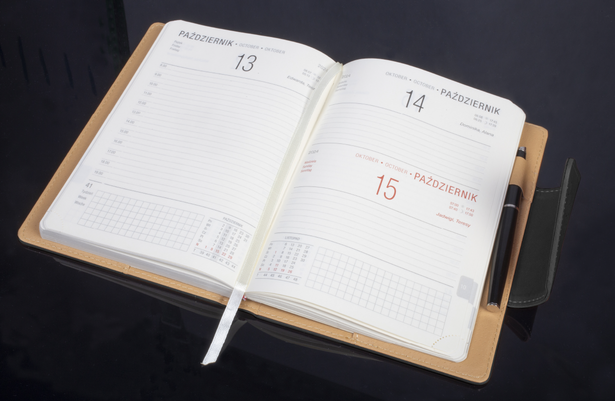 Kalendarz OPUS O.DIARY Westa - wnętrze