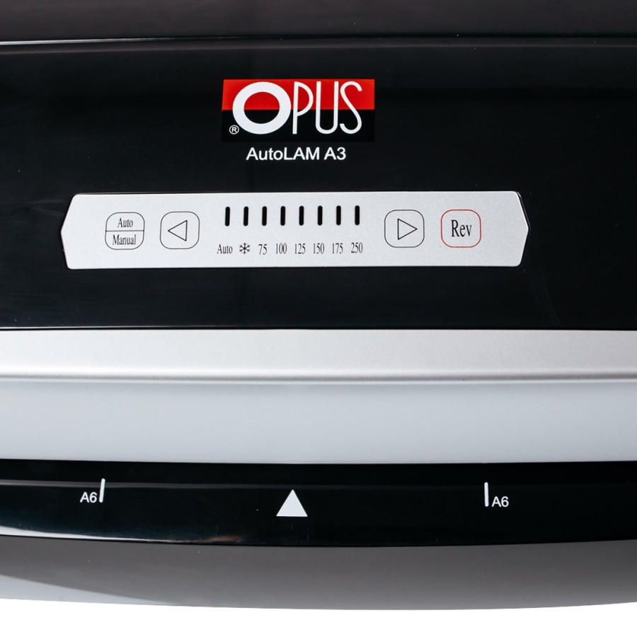 Laminator biurowy OPUS Autolam A3 - panel sterowania