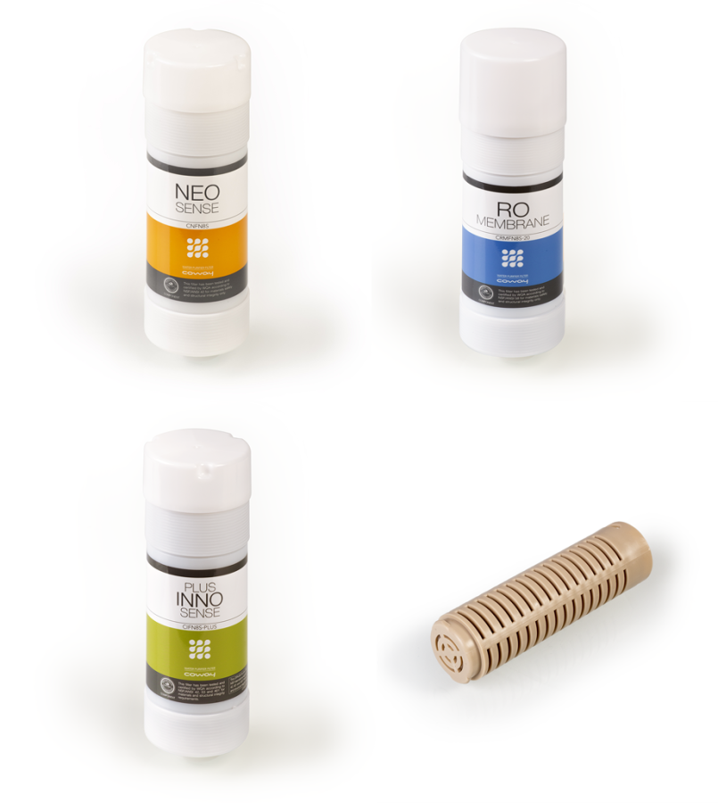 Zestaw filtrów do wody - prezentacja