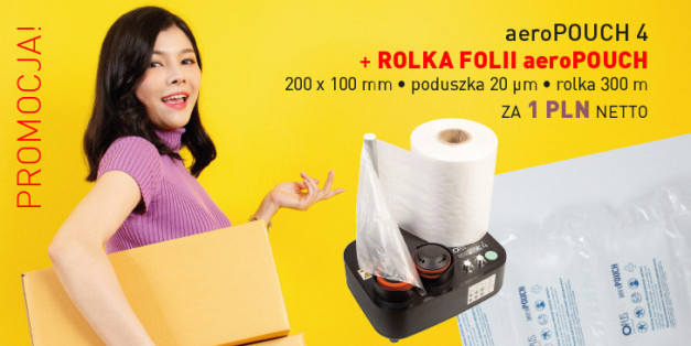 Kup OPUS aeroPOUCH 4, a folię aeroPOUCH - 300 m - 200 x 100 mm - pojedyncza poduszka - 20 µm dostaniesz za 1 zł netto! (Promocja nalicza się w koszyku)