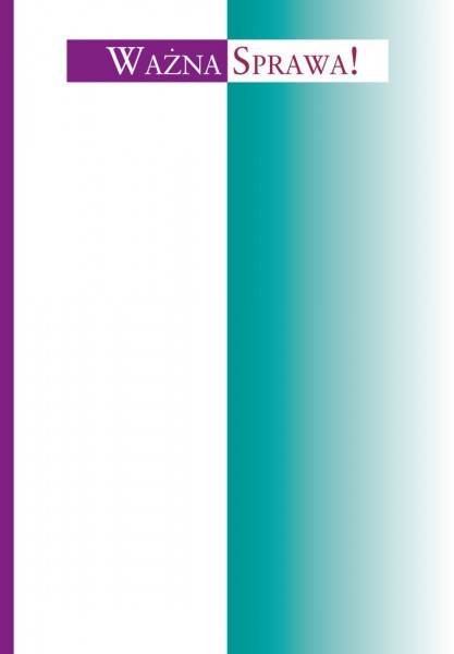 Dyplom - O.Papiernia WAŻNA SPRAWA - 110 g/m² - 25 sztuk