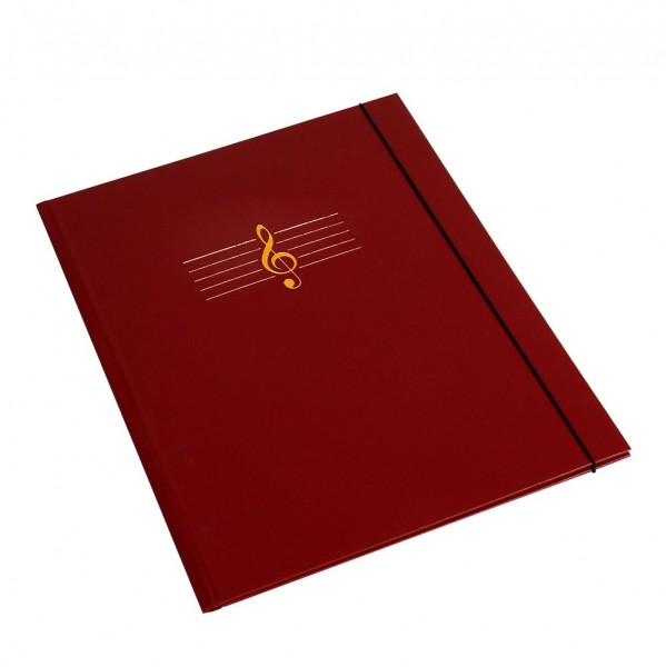 Music cover - O.Music Case - Premium - 340 x 285 mm - maroon - 10 pcs