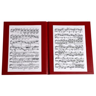 Okładka na nuty - O.Music Case - Premium - 340 x 285 mm - 10 sztuk - bordowy