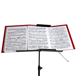 Teczki na nuty - O.Music Box - Premium - 320 x 235 mm - bordowy - 10 sztuk