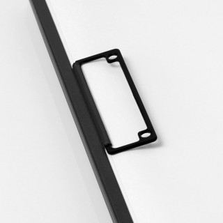 File holder of METALBIND system for 2 ring binders - O.FILE CONNECTOR - black - 10 pieces