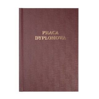 Okładka twarda z napisem - O.HARD Classic - 304 x 212 mm (A4+ pionowa) - Praca Dyplomowa - 10 sztuk