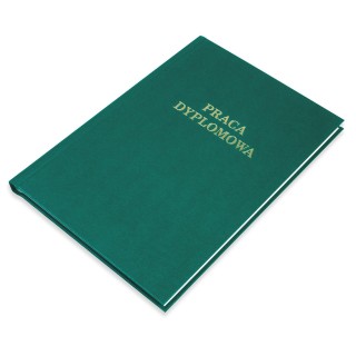 Okładka twarda z napisem - O.HARD Classic - 304 x 212 mm (A4+ pionowa) - Praca Dyplomowa - 10 sztuk