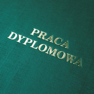 Okładka twarda z napisem - O.HARD Classic - 304 x 212 mm (A4+ pionowa) - Praca Dyplomowa - 10 sztuk