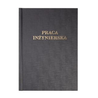Okładka twarda z napisem - O.HARD Classic - 304 x 212 mm (A4+ pionowa) - Praca Inżynierska - 10 sztuk