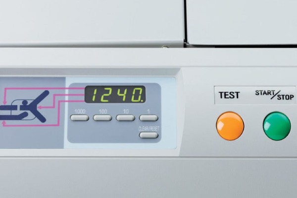 Falcerka biurowa IDEAL 8324 - panel sterowania