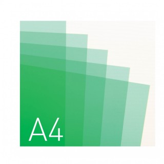 Transparent clear soft covers - O.CLEAR STANDARD - 297 x 210 mm (A4) - 100 sheets
