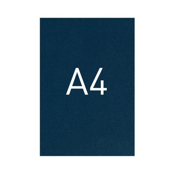Okładka Okładka o fakturze skóry - O.UNIVERSAL - 297 x 210 mm (A4) - 100 arkuszy - granatowy