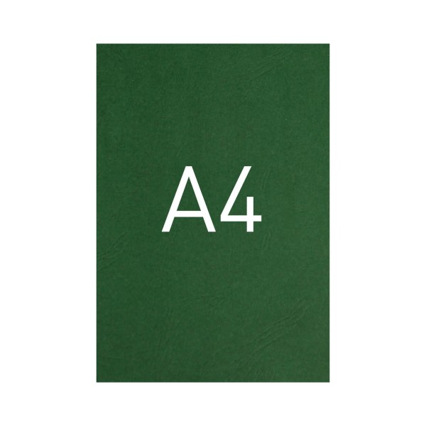Okładka Okładka o fakturze skóry - O.UNIVERSAL - 297 x 210 mm (A4) - 100 arkuszy - zielony