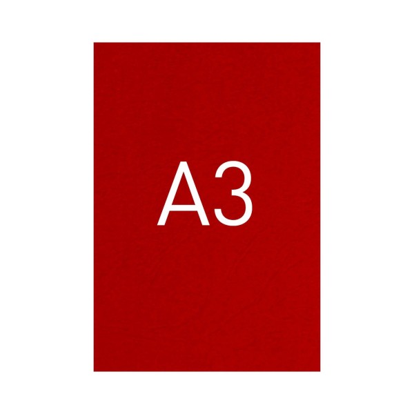 Okładka Okładka o fakturze skóry - O.UNIVERSAL - 420 x 297 mm (A3) - 100 arkuszy - czerwony