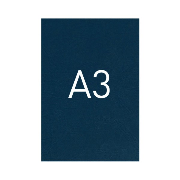 Okładka Okładka o fakturze skóry - O.UNIVERSAL - 420 x 297 mm (A3) - 100 arkuszy - granatowy