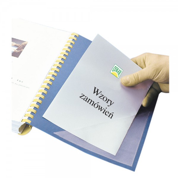 Samoprzylepne kieszonki na załączniki - O.POCKET Sticky - 150 x 150 mm - 12 sztuk