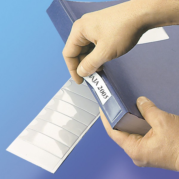 Self-adhesive transparent pockets - O.POCKET Sticky S-7 - 25 x 75 mm - 24 pieces