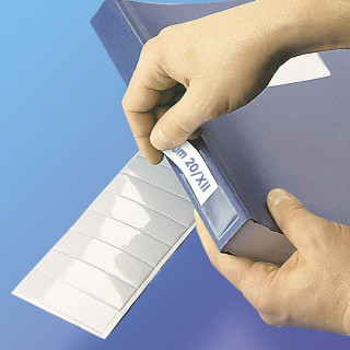 Self-adhesive transparent pockets - O.POCKET Sticky S-7 - 25 x 75 mm - 24 pieces