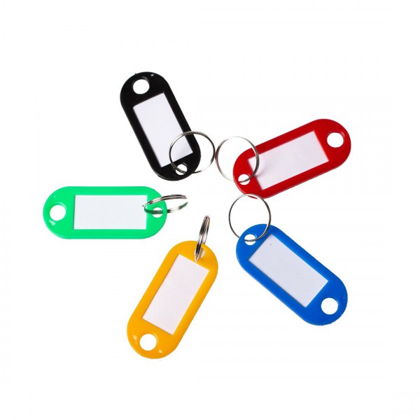 Key tags - Opus Key Tag KT 1 - 5 colours mix - 100 pieces