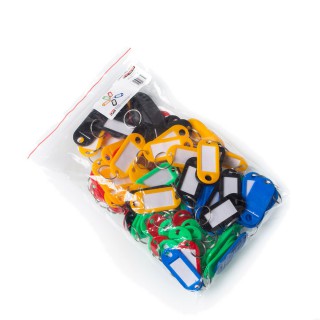 Zawieszki do kluczy - Opus Key Tag KT 1 - miks 5 kolorów - 100 sztuk