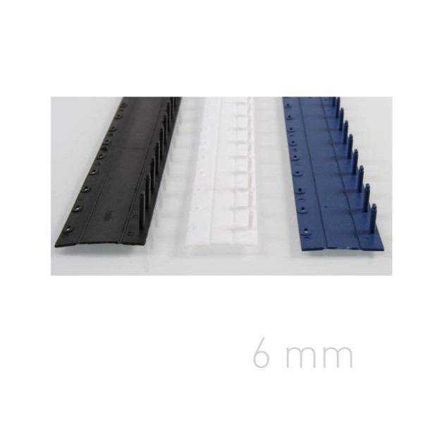 Grzbiet zamykany Grzbiety plastikowe zamykane - O.CLICK - A4 - czarny - 5 mm - 50 sztuk