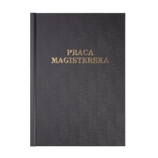 Okładka twarda z napisem - O.HARD Classic - 304 x 212 mm (A4+ pionowa) - Praca Magisterska - 10 sztuk