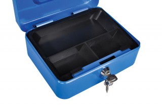 Steel cash box with money tray - OPUS Cash Guard PC 2 - black