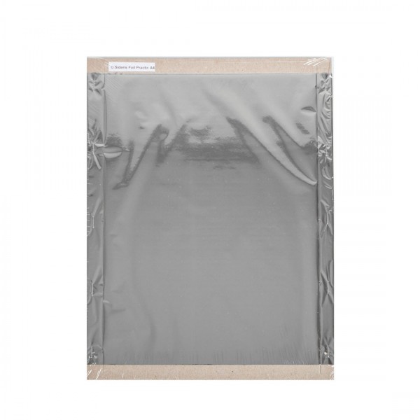 Versatile hot print foil in a sheets for Sideris Printer - O.FOIL SIDERIS Practic - A4 (297 x 210 mm) - silver - 200 sheets