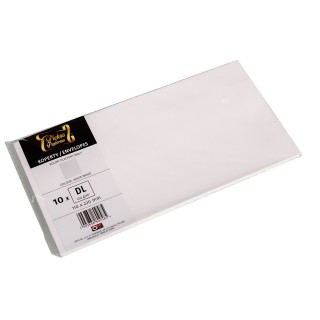 Quality envelopes - O.Envelope DL - BRAID - 120 g/m² - 10 pieces