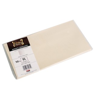 Quality envelopes - O.Envelope DL - PEARL - 120 g/m² - 10 pieces