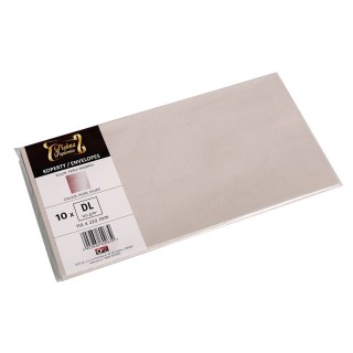 Quality envelopes - O.Envelope DL - PEARL - 120 g/m² - 10 pieces