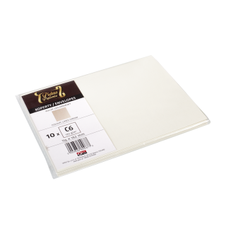 Quality envelopes - O.Envelope C6 - LINEN - 120 g/m² - 10 pieces