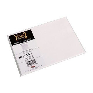 Quality envelopes - O.Envelope C6 - LINEN - 120 g/m² - 10 pieces