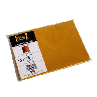 Koperta ozdobna - O.Koperta C6 - PERŁA - 120 g/m² - 10 sztuk