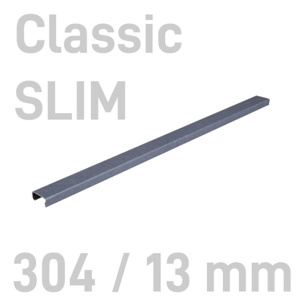 Kanał oklejany Kanał oklejany - O.CHANNEL Classic SLIM - 304 mm (A3+ poziomo, A4+ pionowo) - 10 sztuk - 13 mm - szary