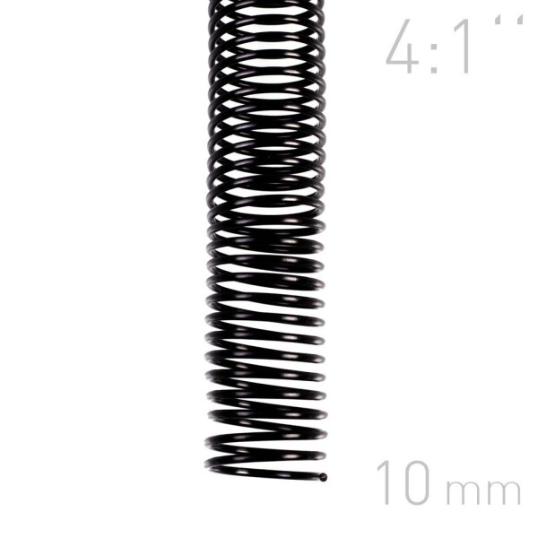 Grzebiet spiralny Grzbiety spiralne - O.COIL - A4 - czarny - 10 mm - 100 sztuk