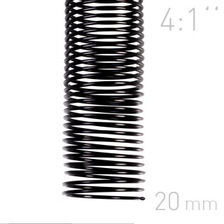 4:1 pitch plastic binding coils - O.COIL - A4