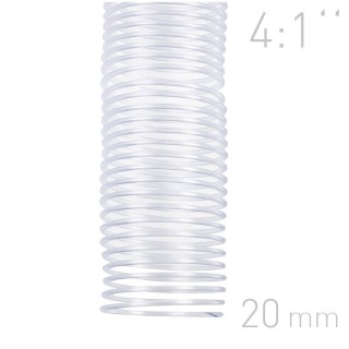 4:1 pitch plastic binding coils - O.COIL - A4