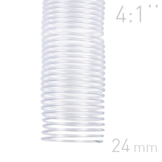 4:1 pitch plastic binding coils - O.COIL - A4