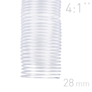 4:1 pitch plastic binding coils - O.COIL - A4