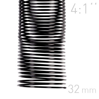4:1 pitch plastic binding coils - O.COIL - A4