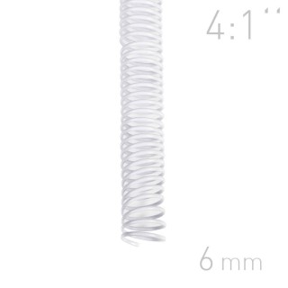 4:1 pitch plastic binding coils - O.COIL - A4