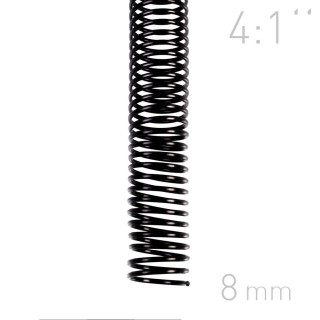 4:1 pitch plastic binding coils - O.COIL - A4